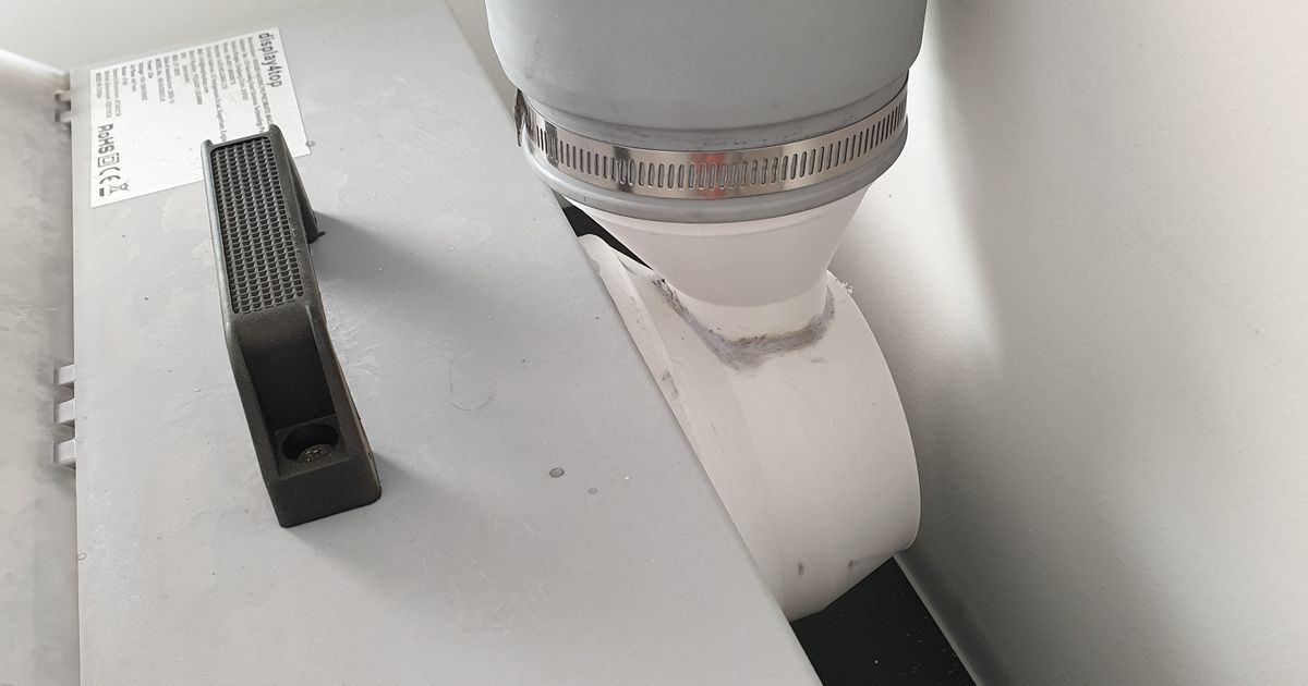 Airbrush Spray Booth Vent Modification by Andarne Download free STL