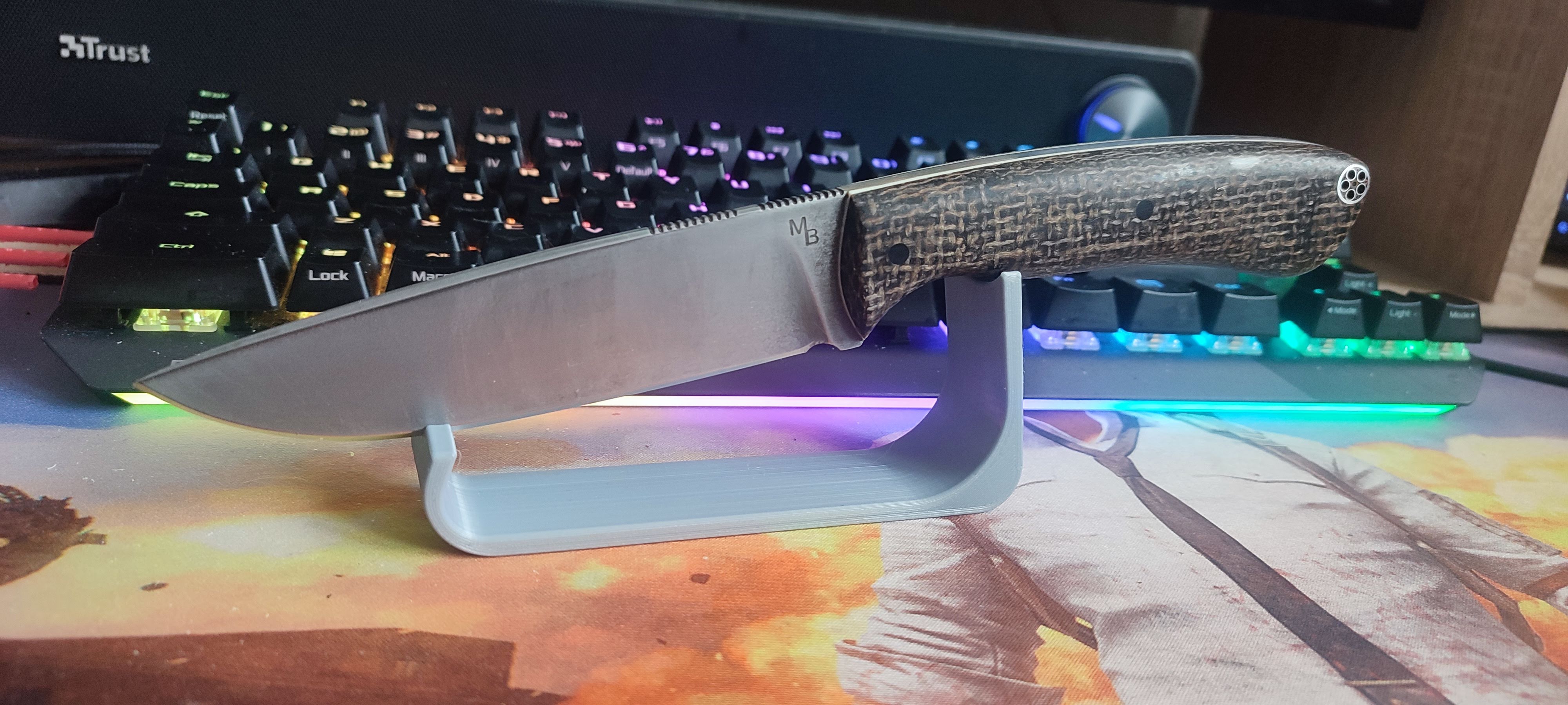 Knife display stand by Miroslav Stulir Download free STL model