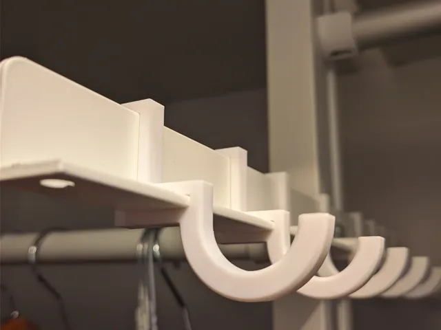 IKEA ELVARLI shelf hooks