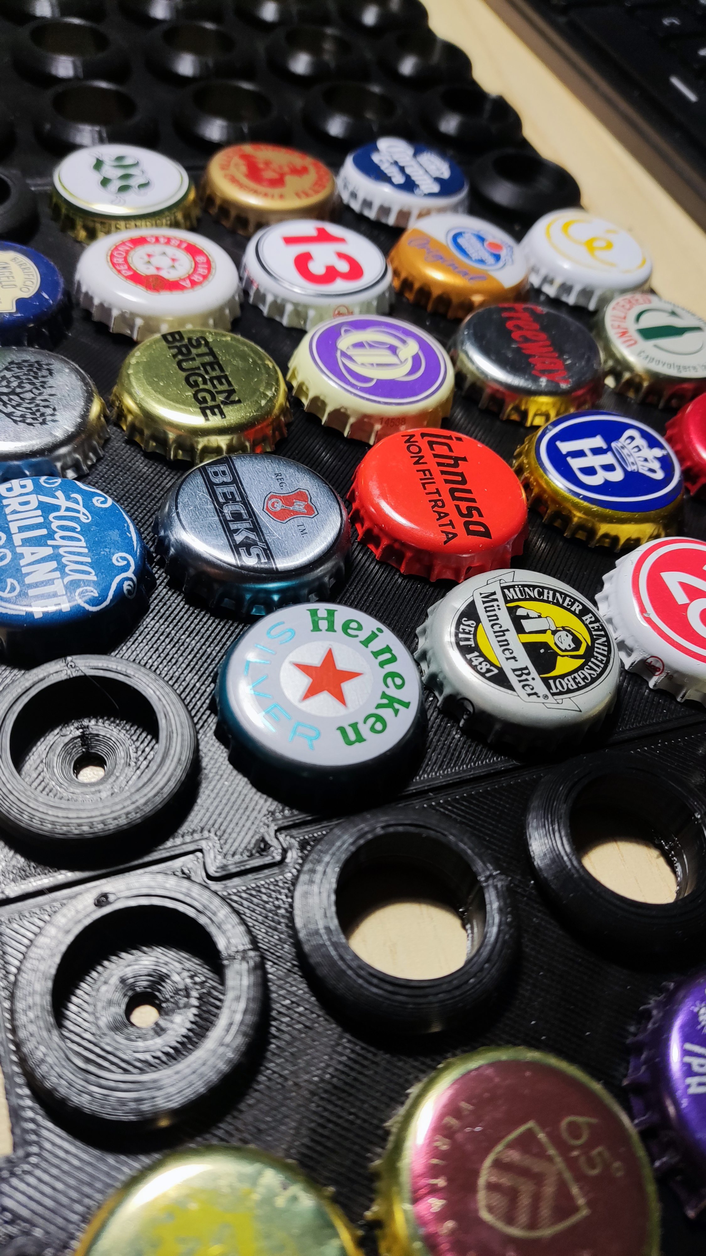 Beer cap holder lightweight