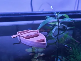 Miniature Row Boat by Jigawatt Download free STL model