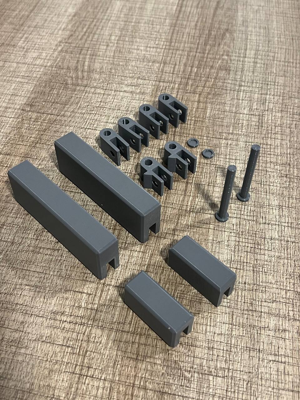 Aquarium Top Lid Hinge and support by TAICED Construyendo Ideas Download free STL model