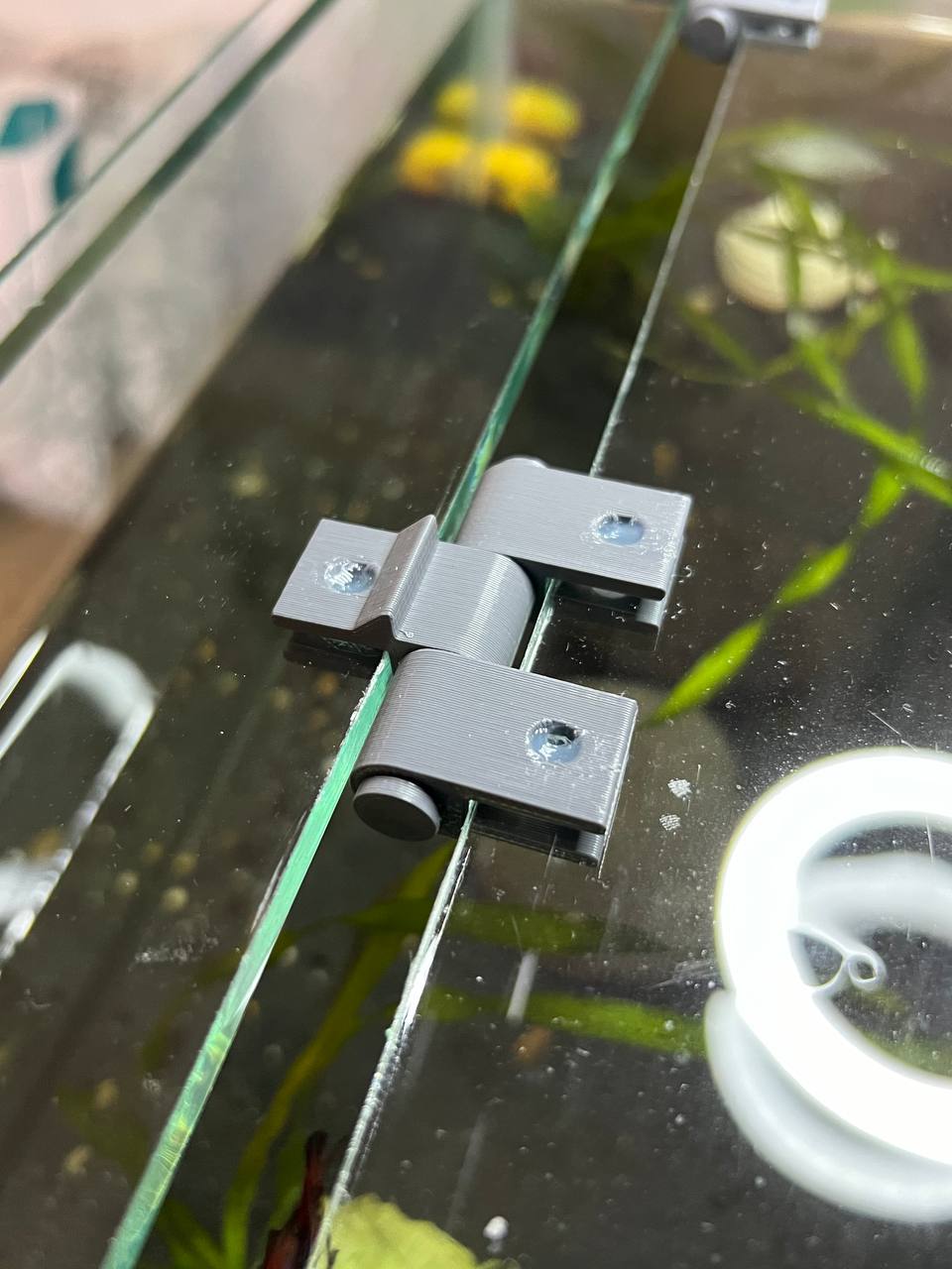 Aquarium Top Lid Hinge and support by TAICED Construyendo Ideas