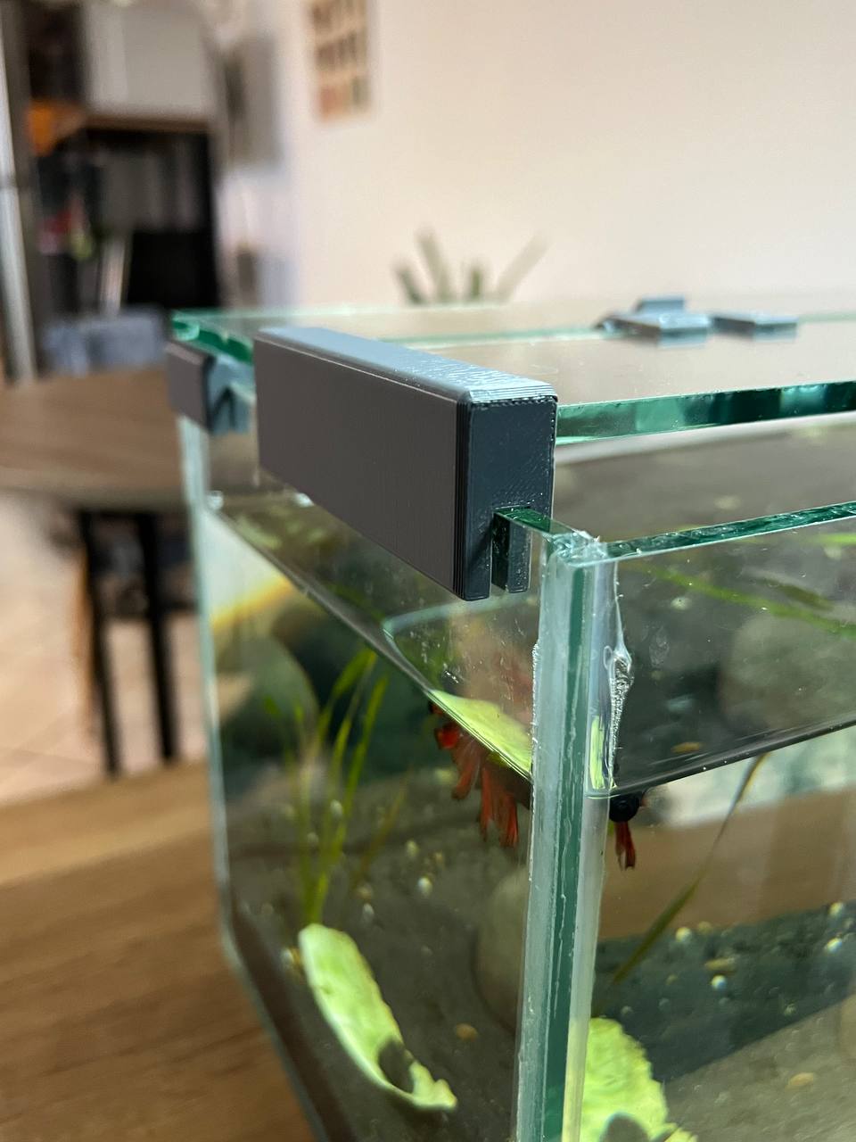 Aquarium Top Lid Hinge and support by TAICED Construyendo Ideas Download free STL model