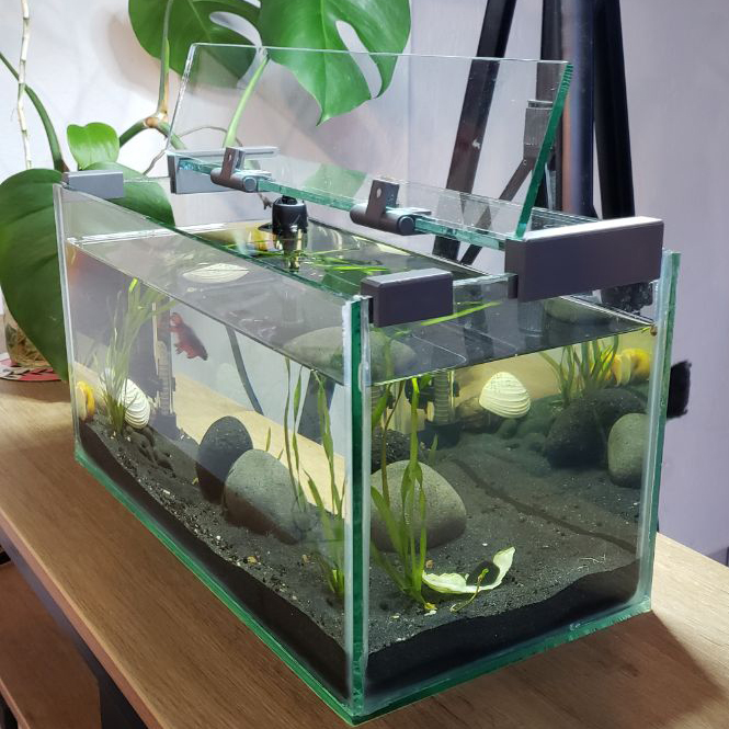 Aquarium Top Lid Hinge and support