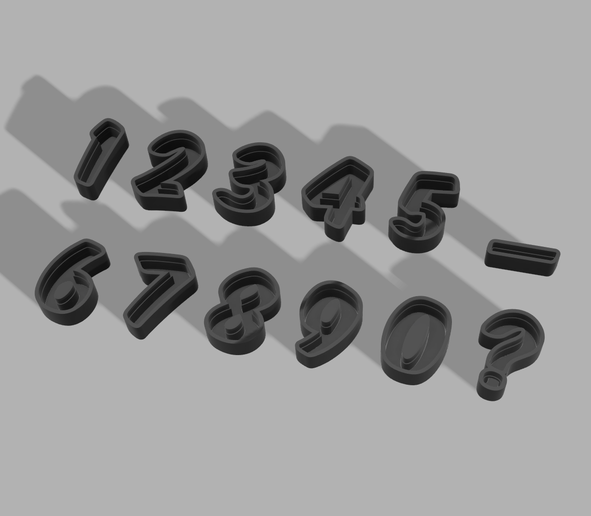 LED Numbers Outside / Zahlen Außen by Der_Arix | Download free STL ...