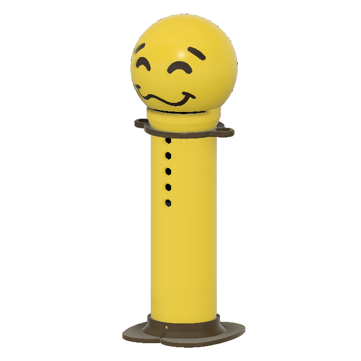 Emoji Head for Makerchip dispenser