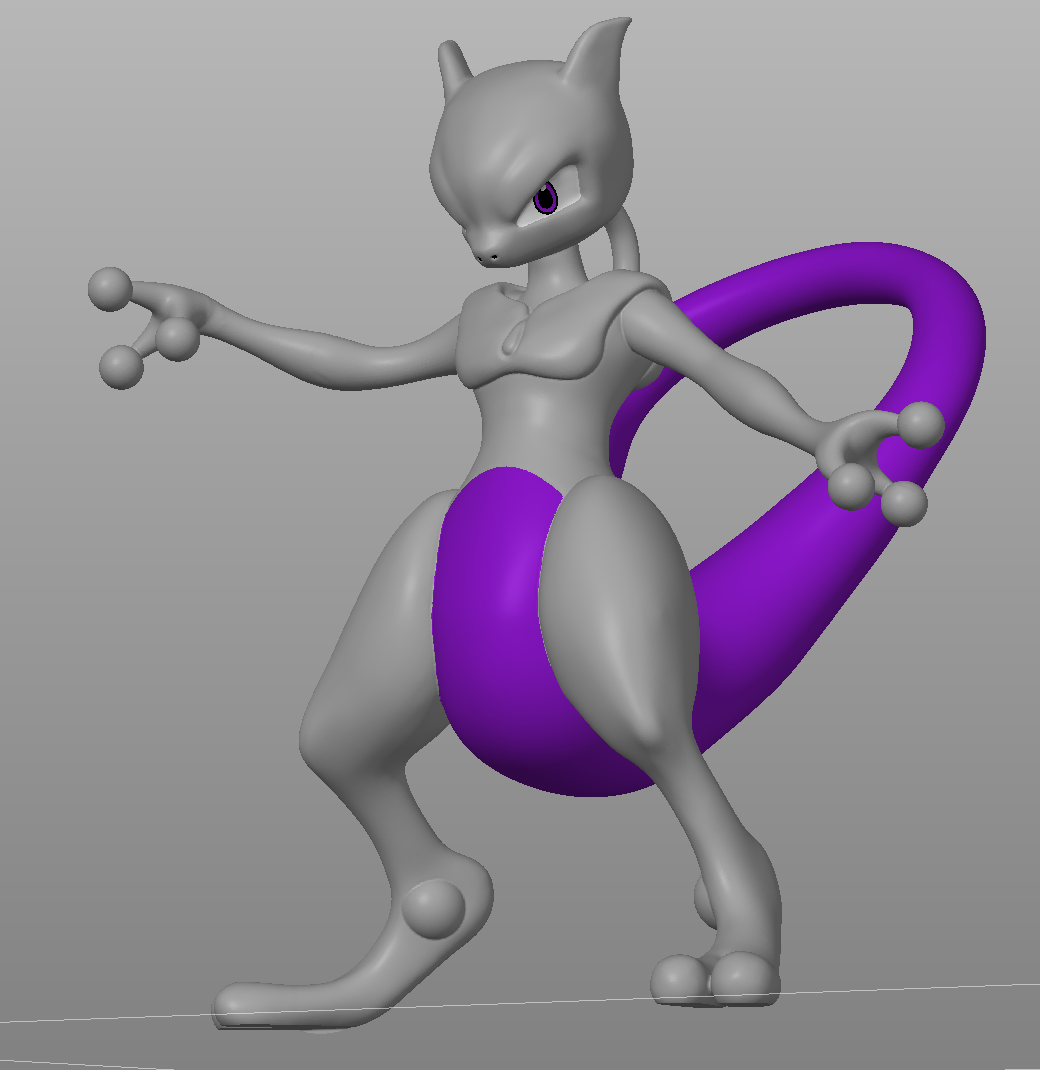 Mewtwo MMU Painted Remix