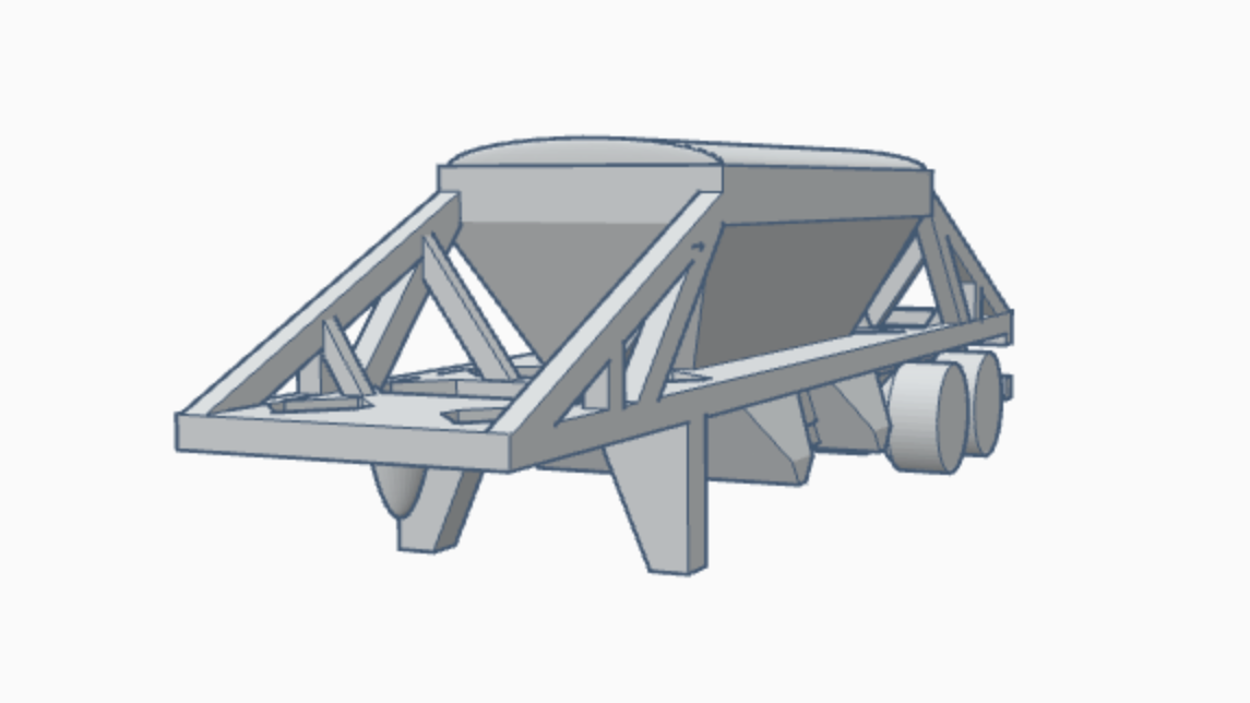 Mini 40 Foot Belly Dumper Trailer