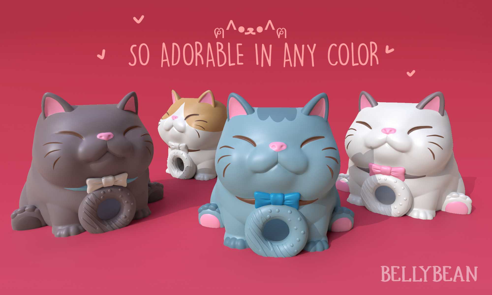 Sora the Cat Yarn Bowl Holder for Knitting Crochet Accessories
