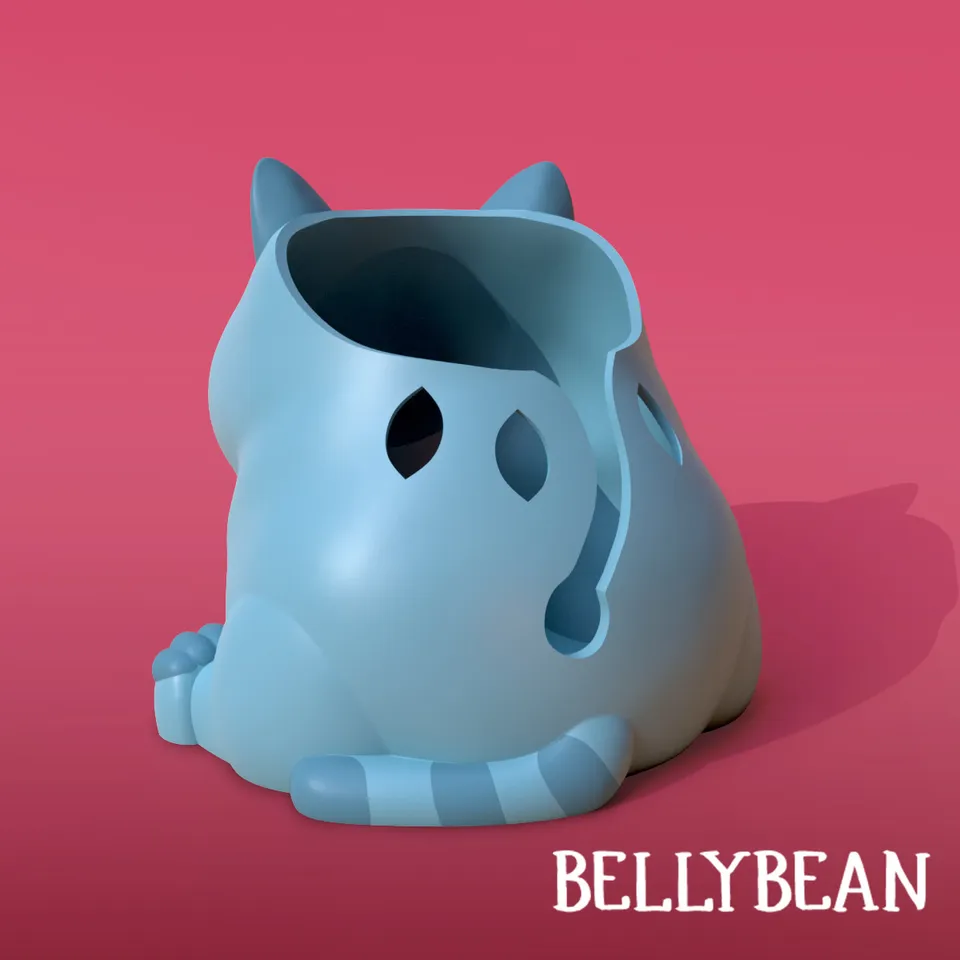 3D Dreamy Cat Yarn Storage Bowl, Craft Yarn Bowl for