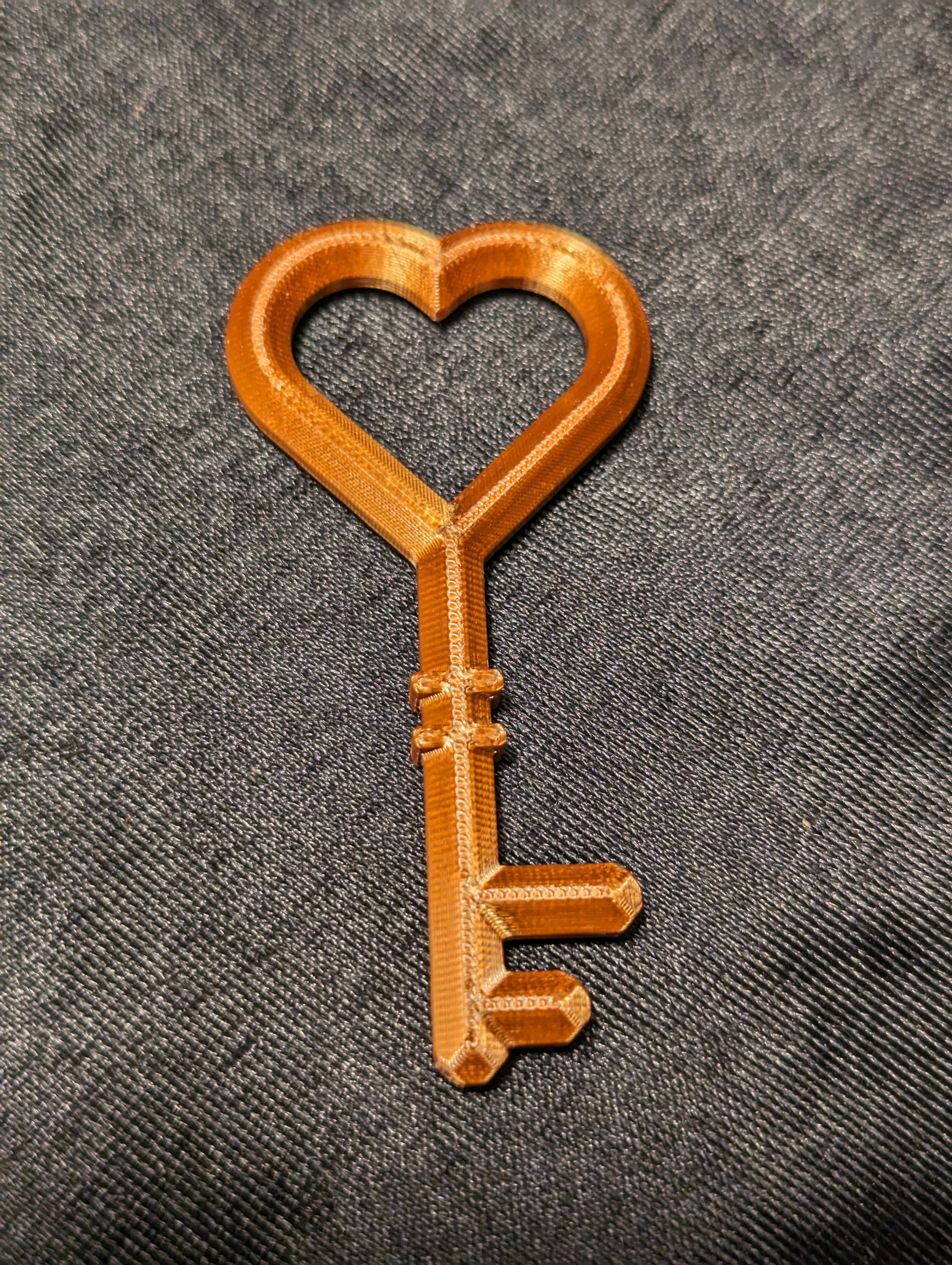 Valentine's heart key