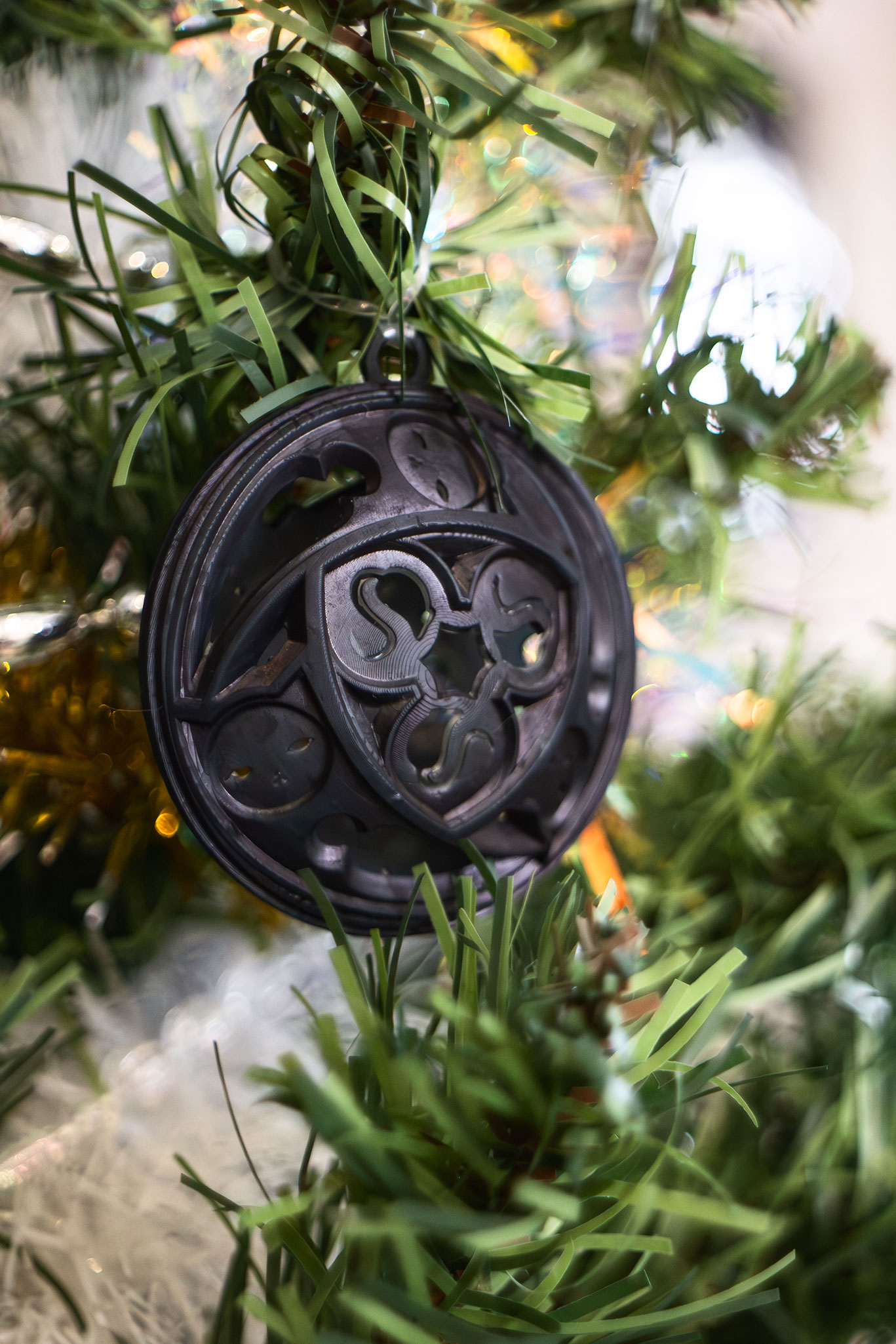 CAThedral christmas ornament