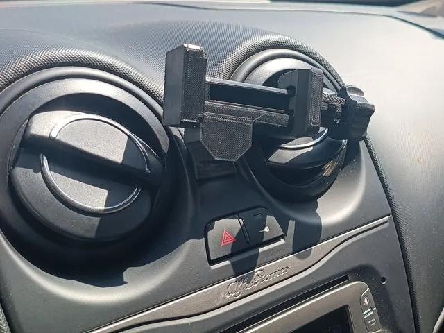 alpha romeo mito phone holder