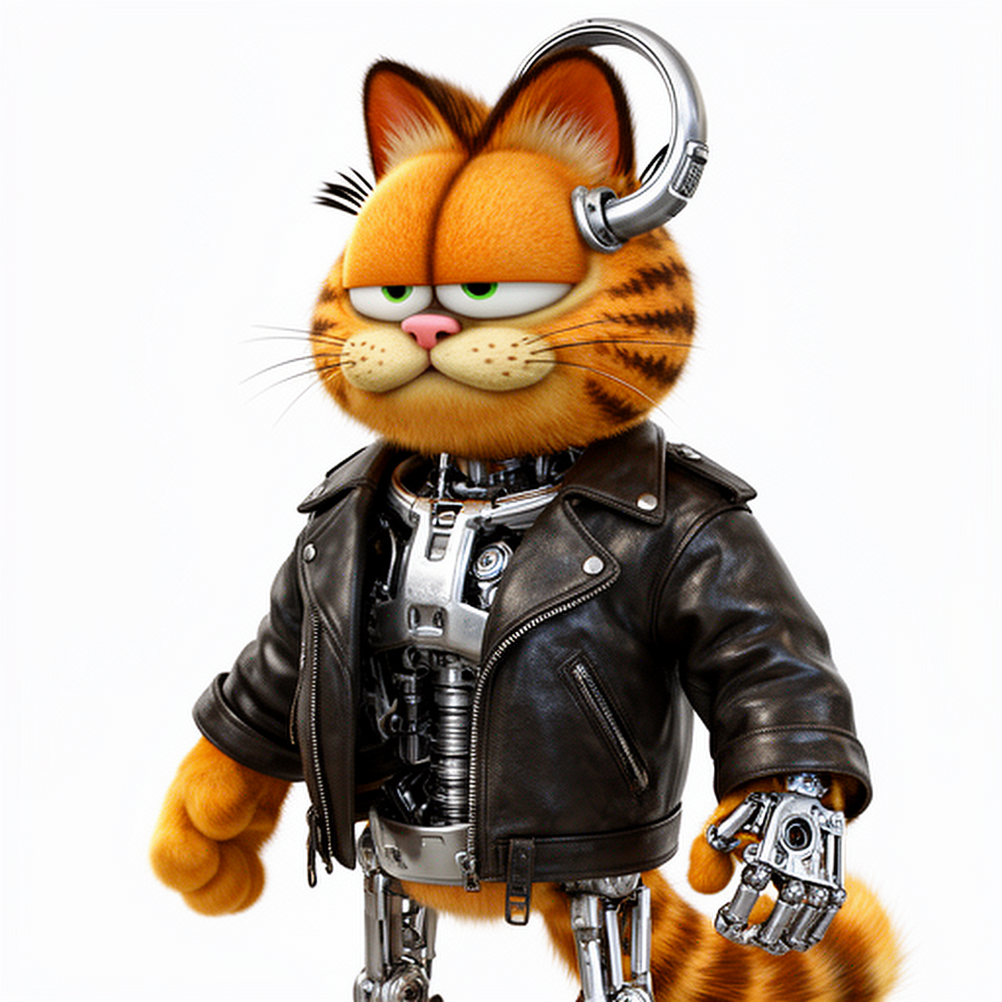 Garfield Terminator Ring Figure