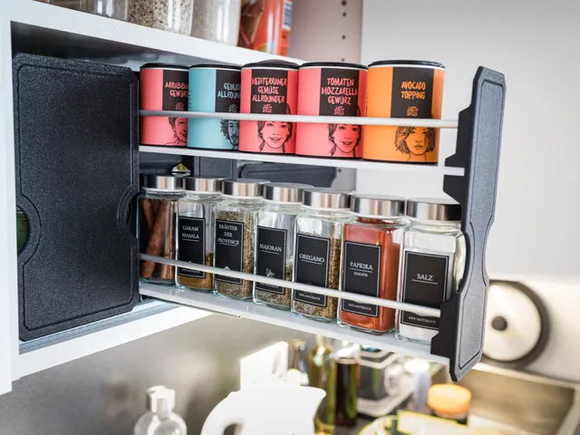 Slide Out Spice Rack - Customizable