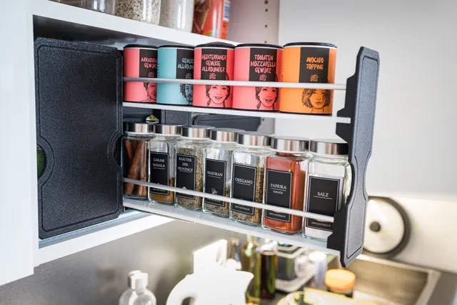 Slide Out Spice Rack - Customizable