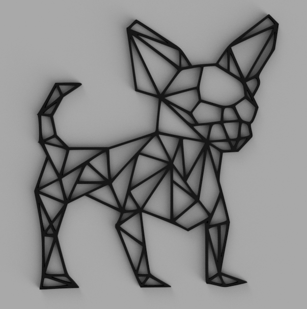Chihuahua wall decoration