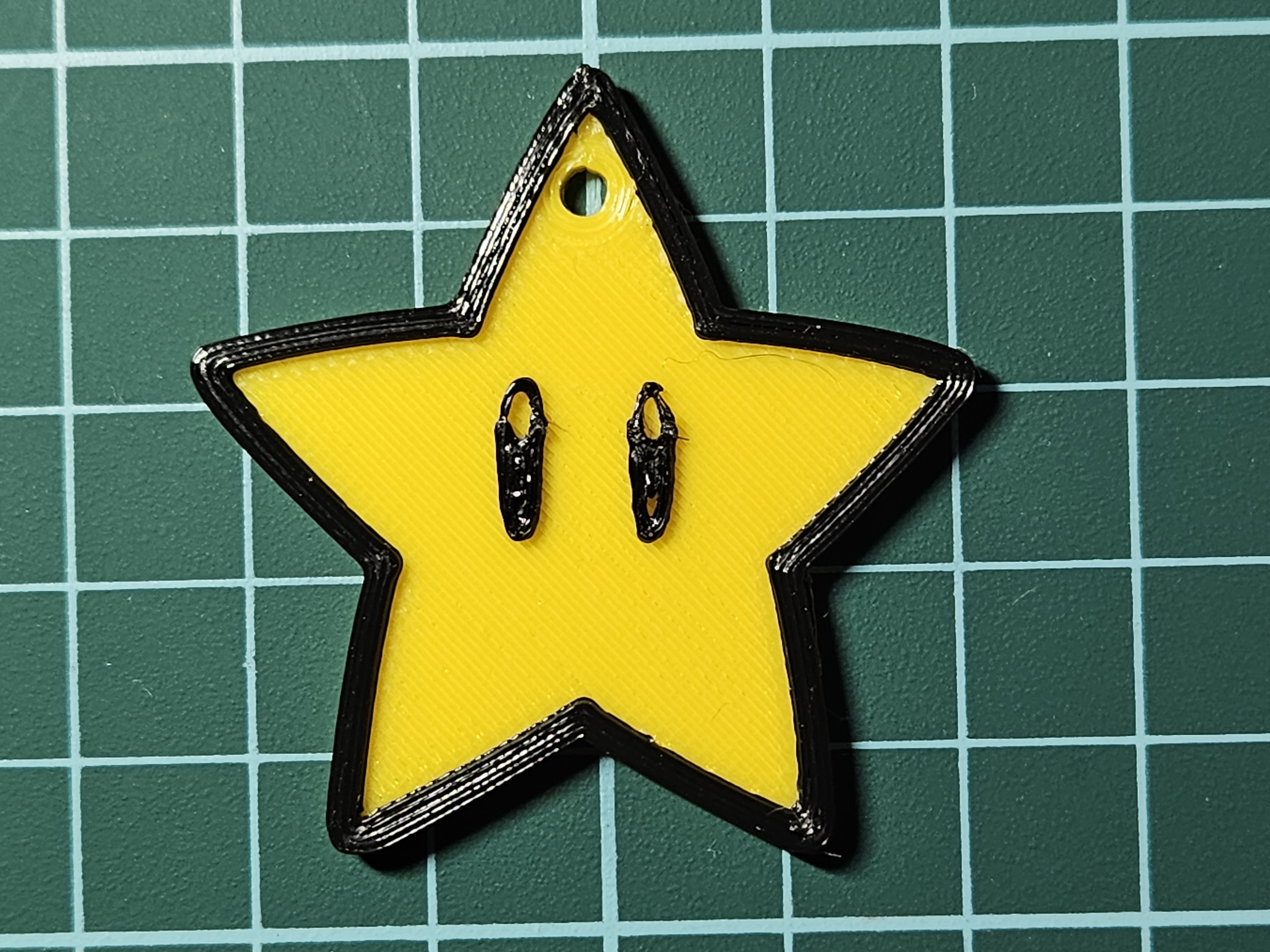 Llavero Estrella Mario Bros