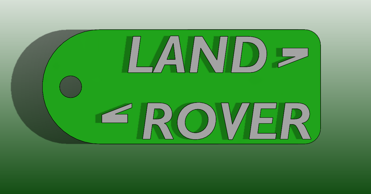 Land Rover key holder by 3dpieces | Download free STL model ...