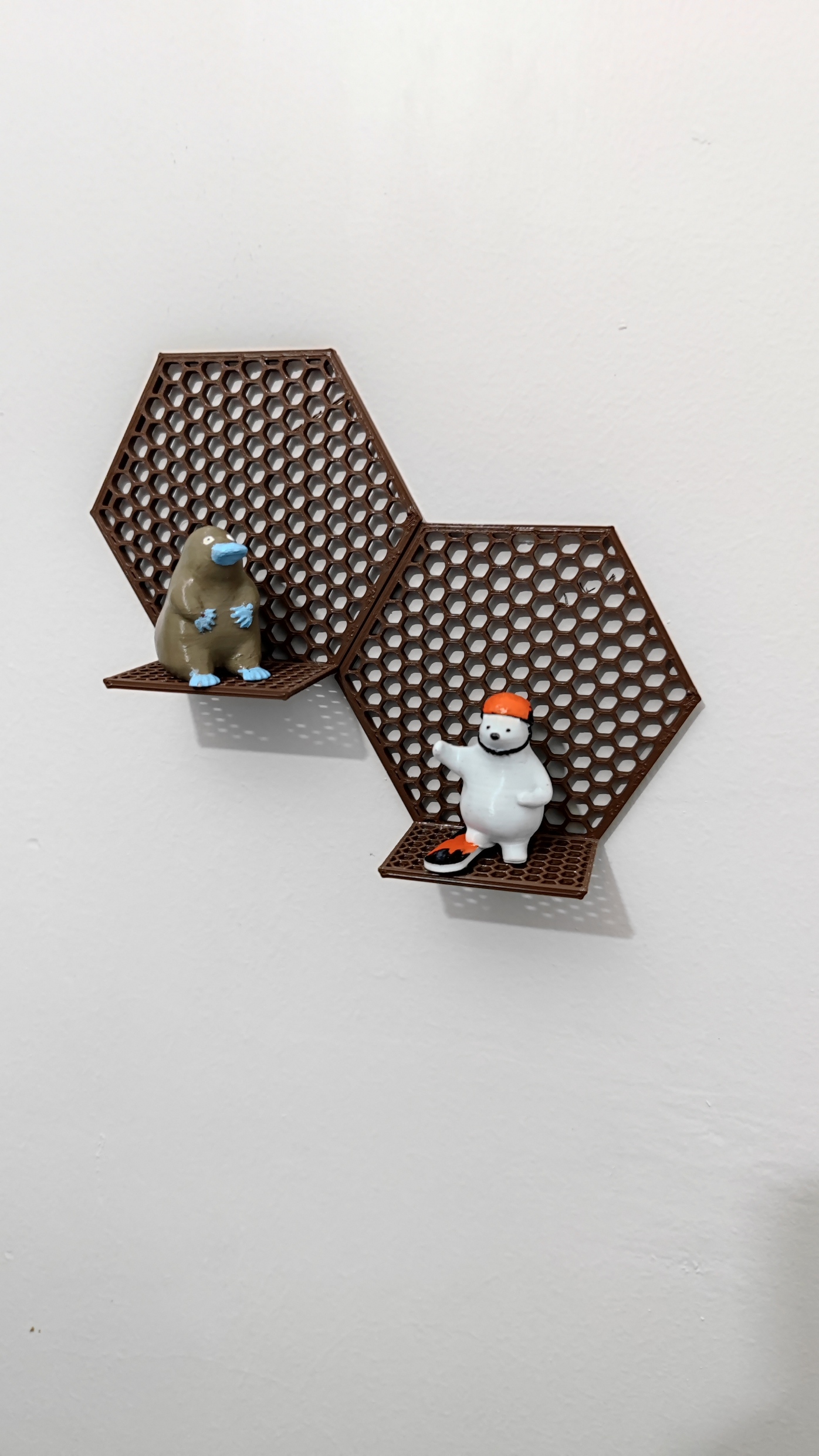 HONEYCOMB HEXAGONAL SHELF SHELVES by YapsanaWorks | Download free STL ...