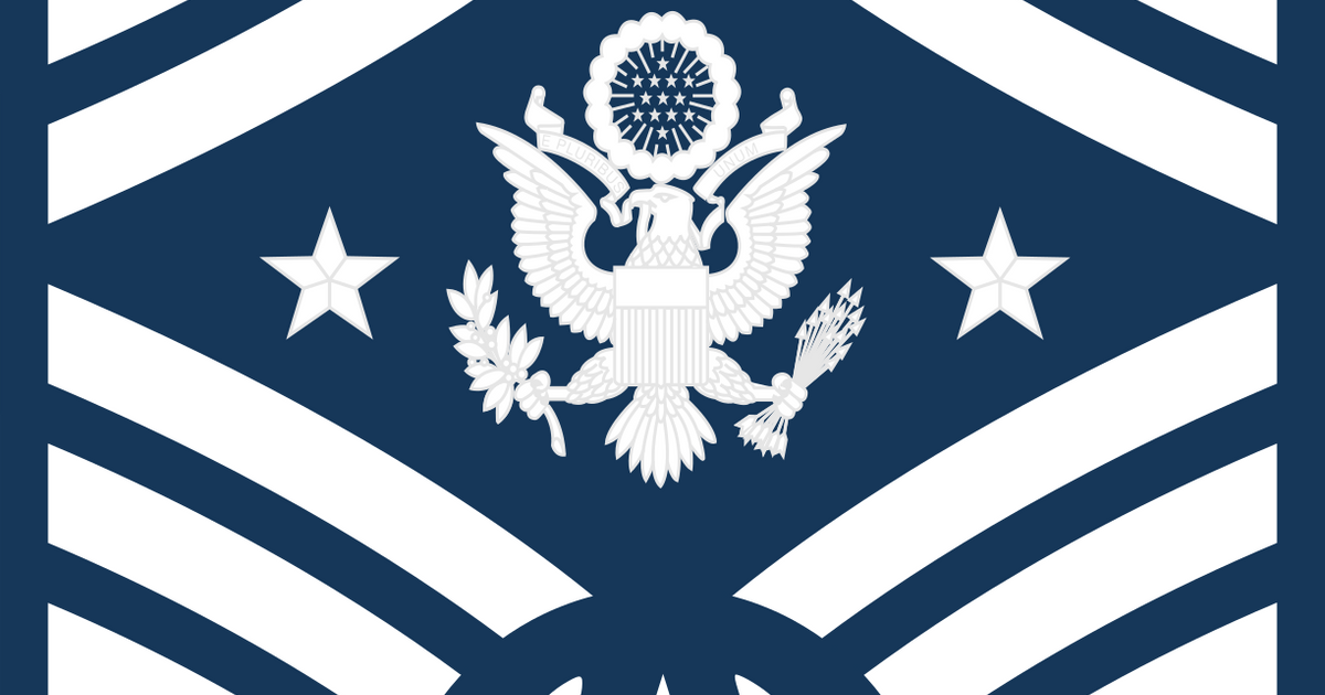 Us Air Force E-9 - Chief Master Sergeant Of The Air Force Rank Insignia 