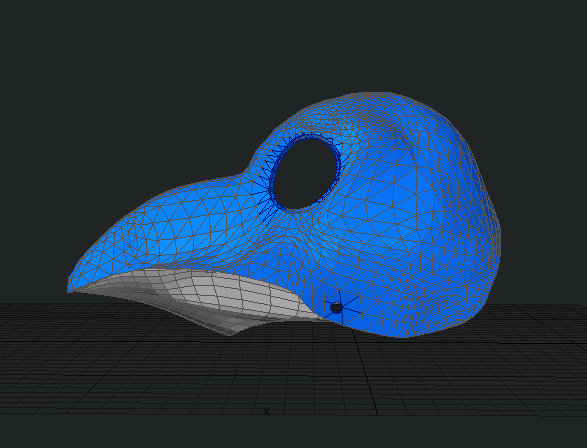 Puppet head base - version 40 - Peacock