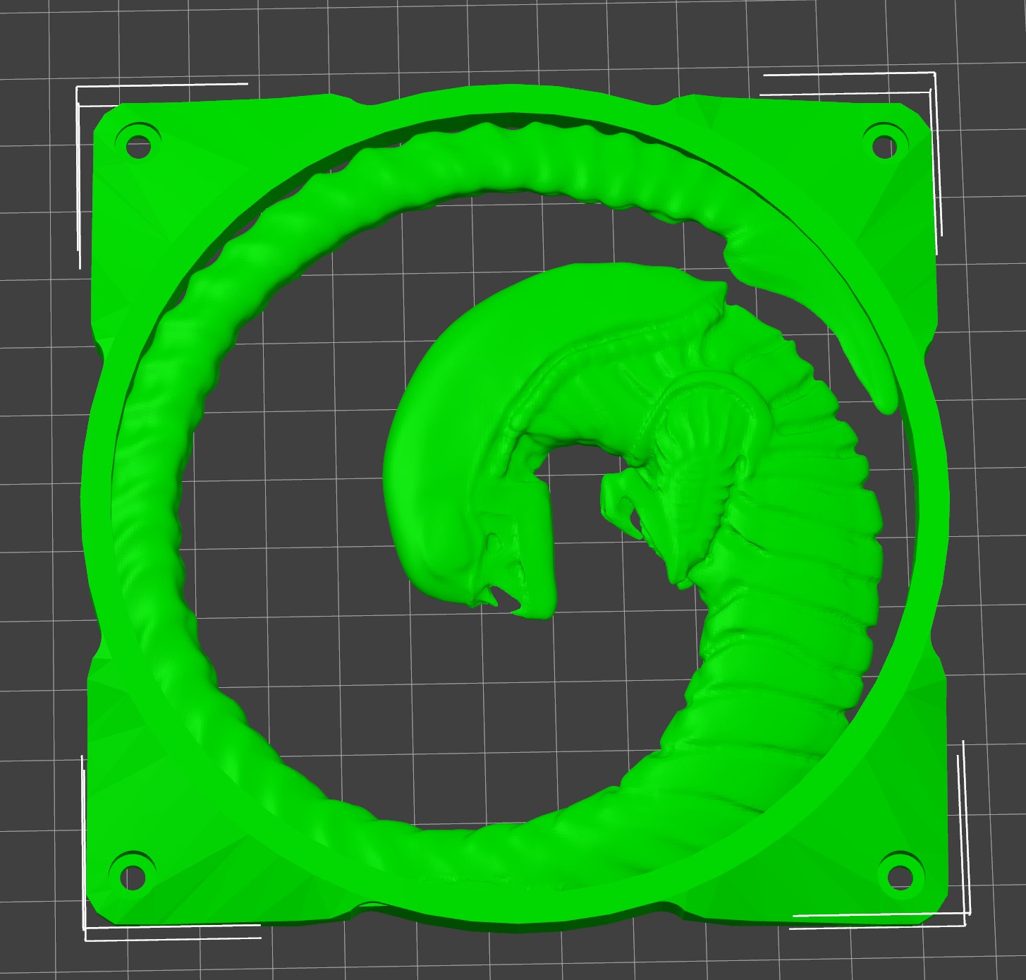 3d alien 120mm