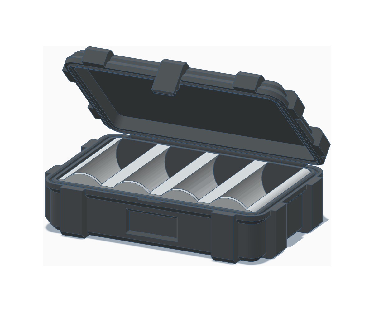MakerChip Storage & Display Box - smaller version