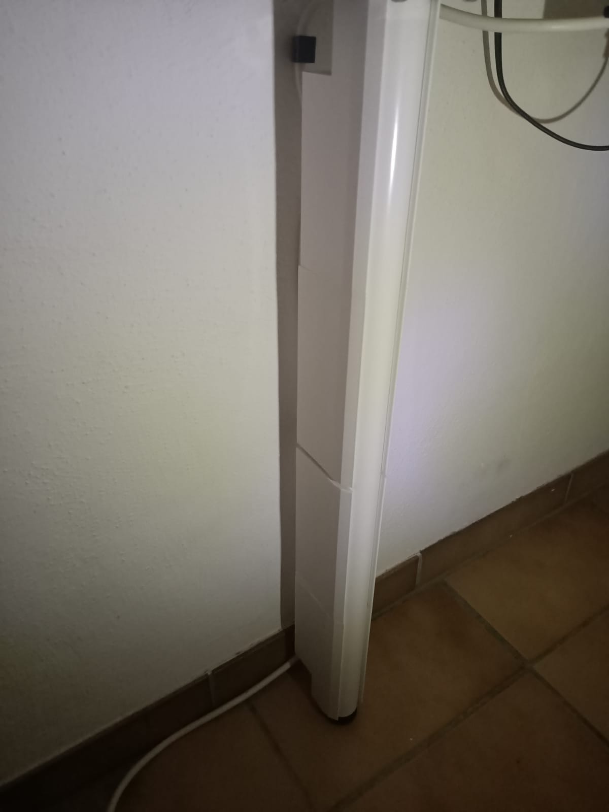 Cable channel for Ikea ADILS