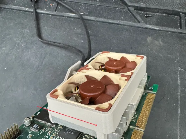 3DFx Voodoo 3 3000 Noctua Fan Mount