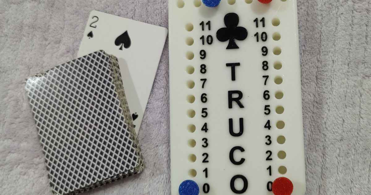 truco playing cards maker by edmar Download free STL model