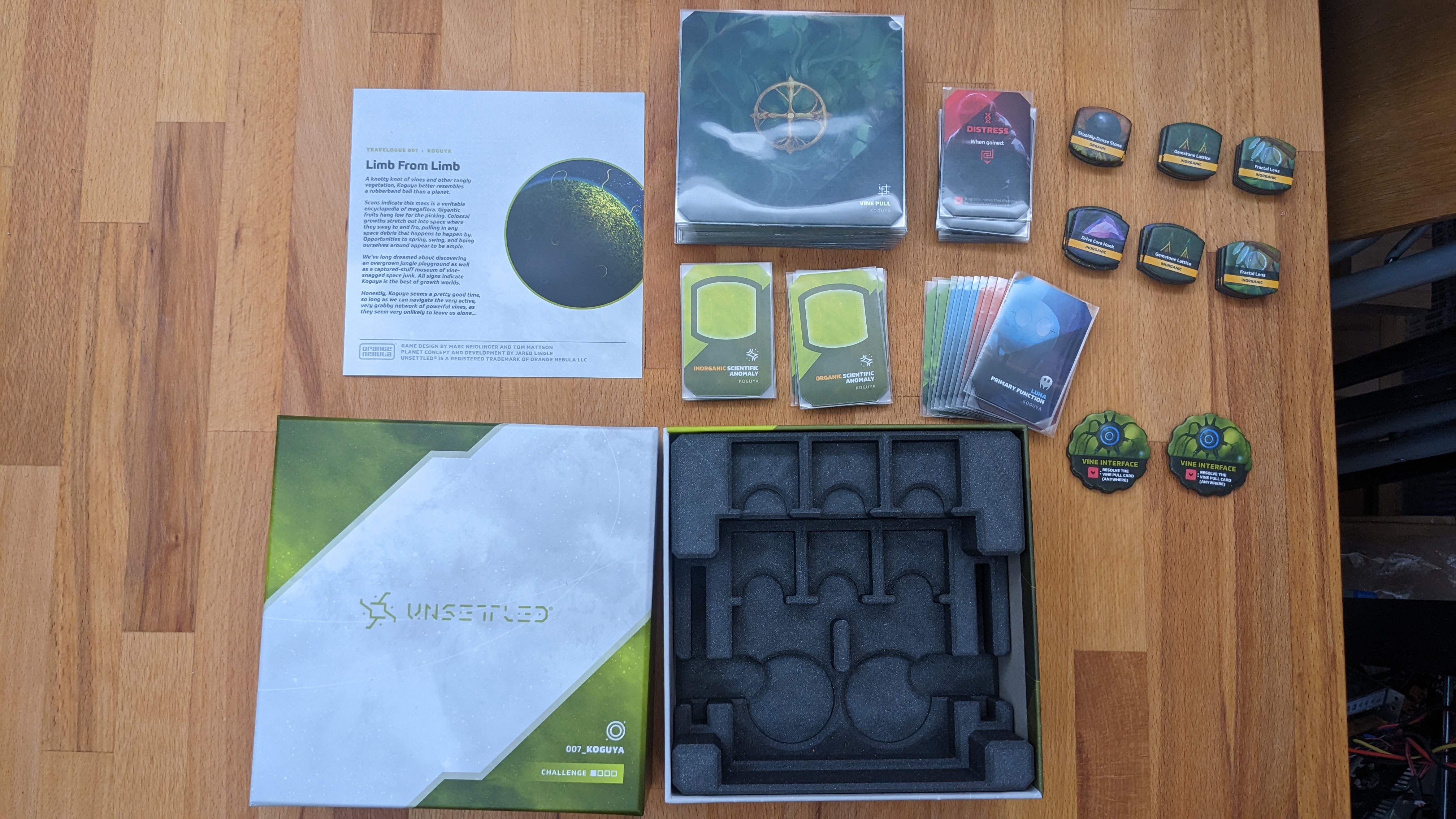 Unsettled - Koguya custom box for sleeved cards