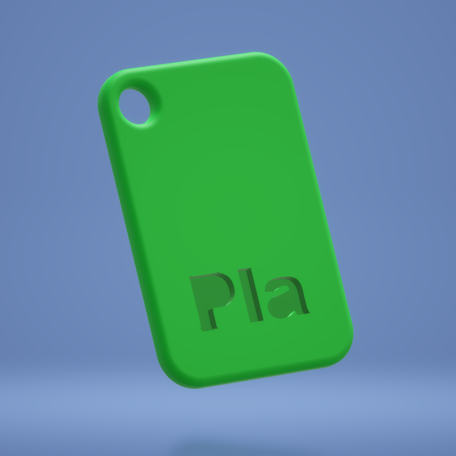 Pla Sample Card Simple Filament Sample Cards por Treba Ales | Descargar modelo STL ...