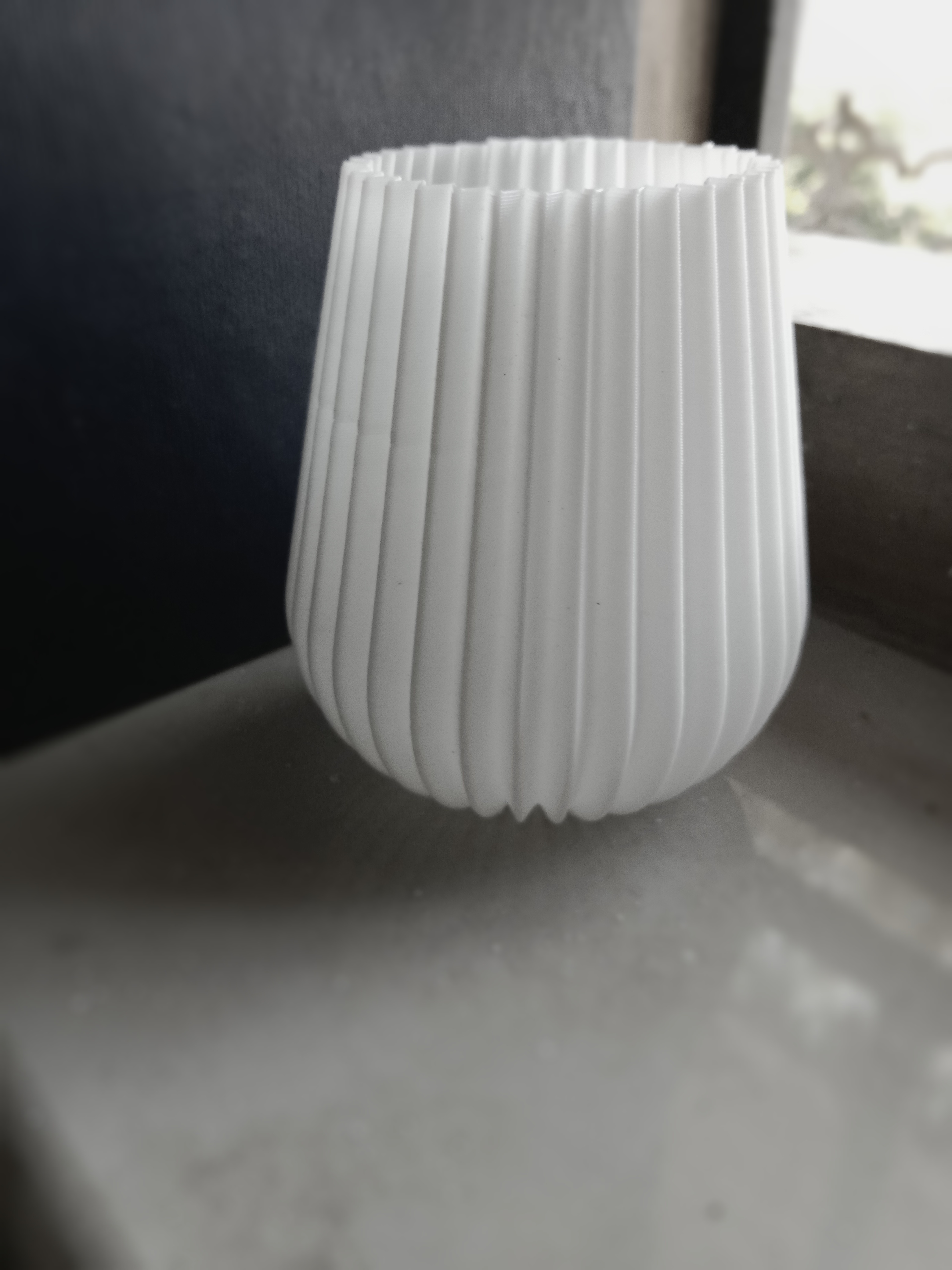 Corrugated Vase