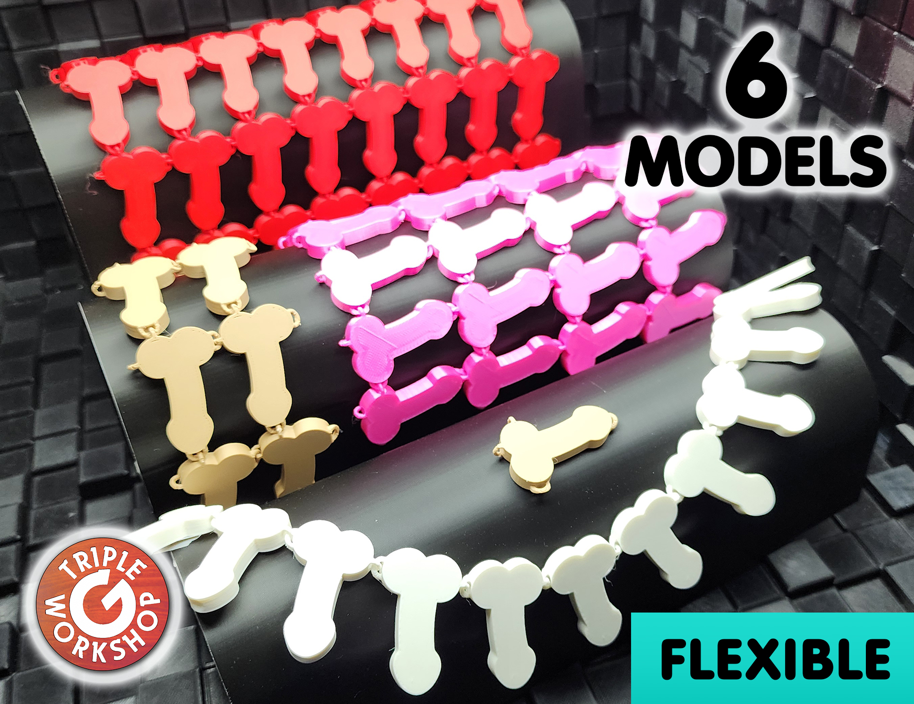 Penis Flexible Fabric - 6 Models by Triple G Workshop | Download free STL  model | Printables.com