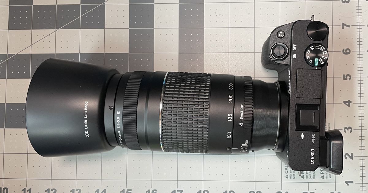 sony lens op canon body