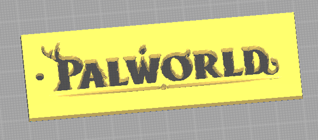 Palworld Logo And Keychain By Vincent_v_D | Download Free STL Model ...