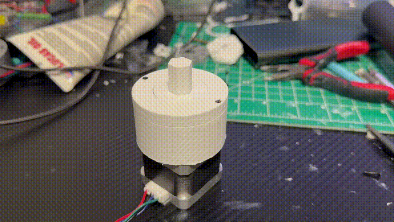 9:1 3D Printed Cycloidal Drive Gearbox for NEMA 17