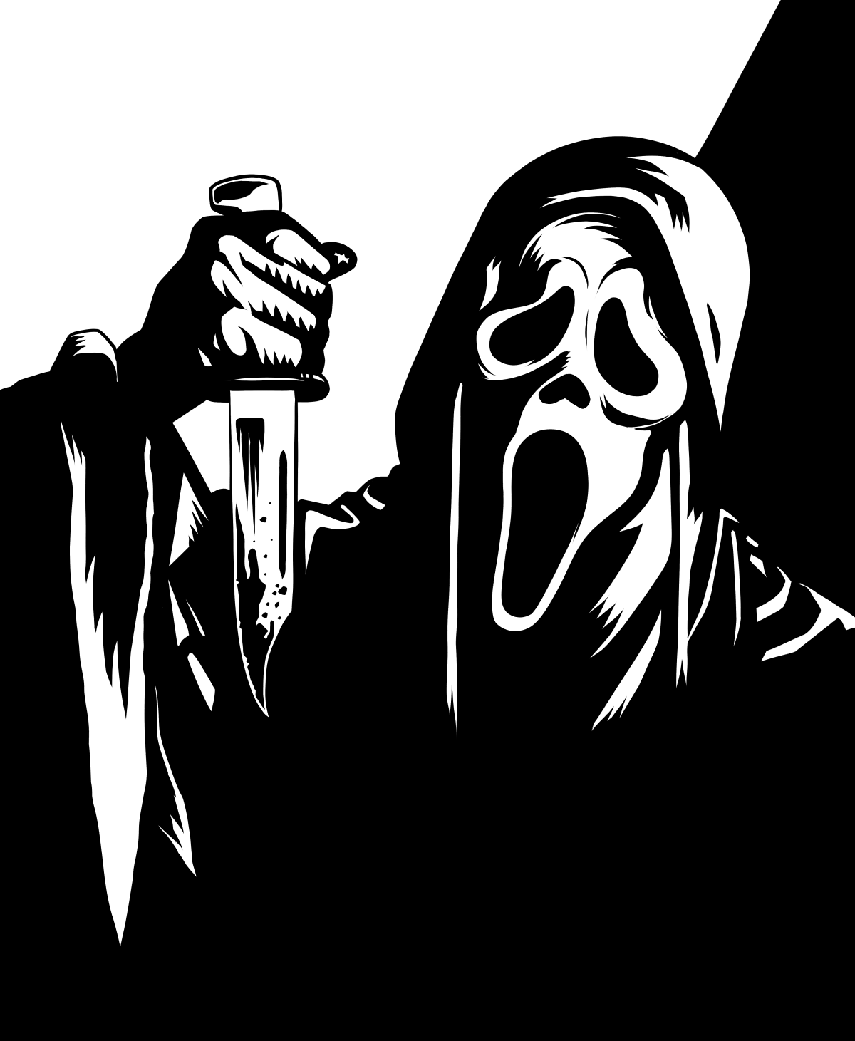 Ghostface lithophane