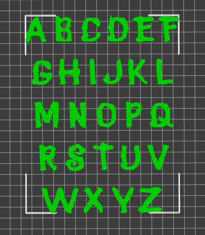 Halloween Alphabet collection