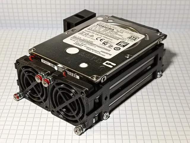 2.5" 3x HDD Custom Rack