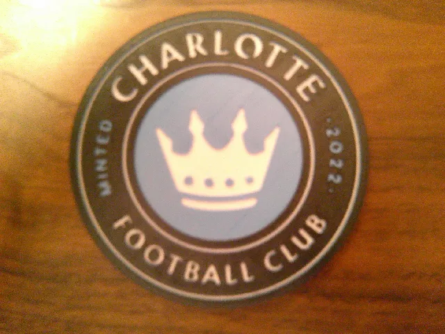 Charlotte FC Logo Coaster or Plaque