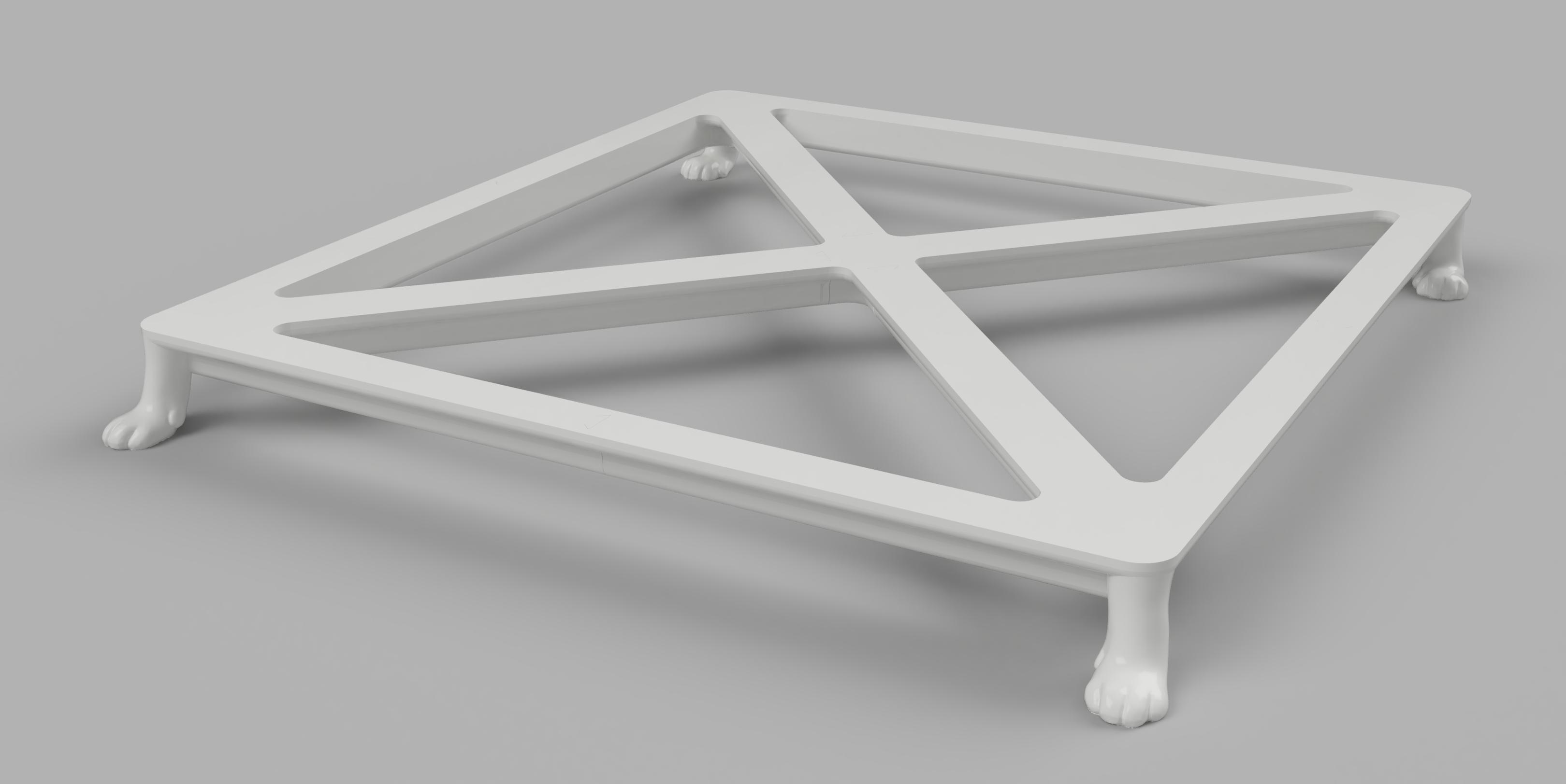 Cat Paw Lifted Stand for IKEA KUGGIS (4-Piece Platform) 306x288x30mm