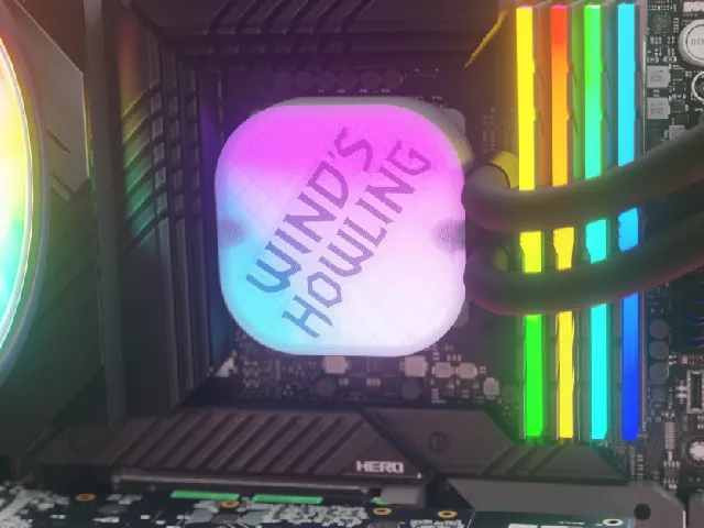 Corsair AIO Cooler Capswap module - Wind's Howling!