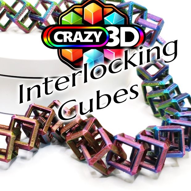 Interlocking Cubes Fidget by Crazy3D | Download STL model | Printables.com