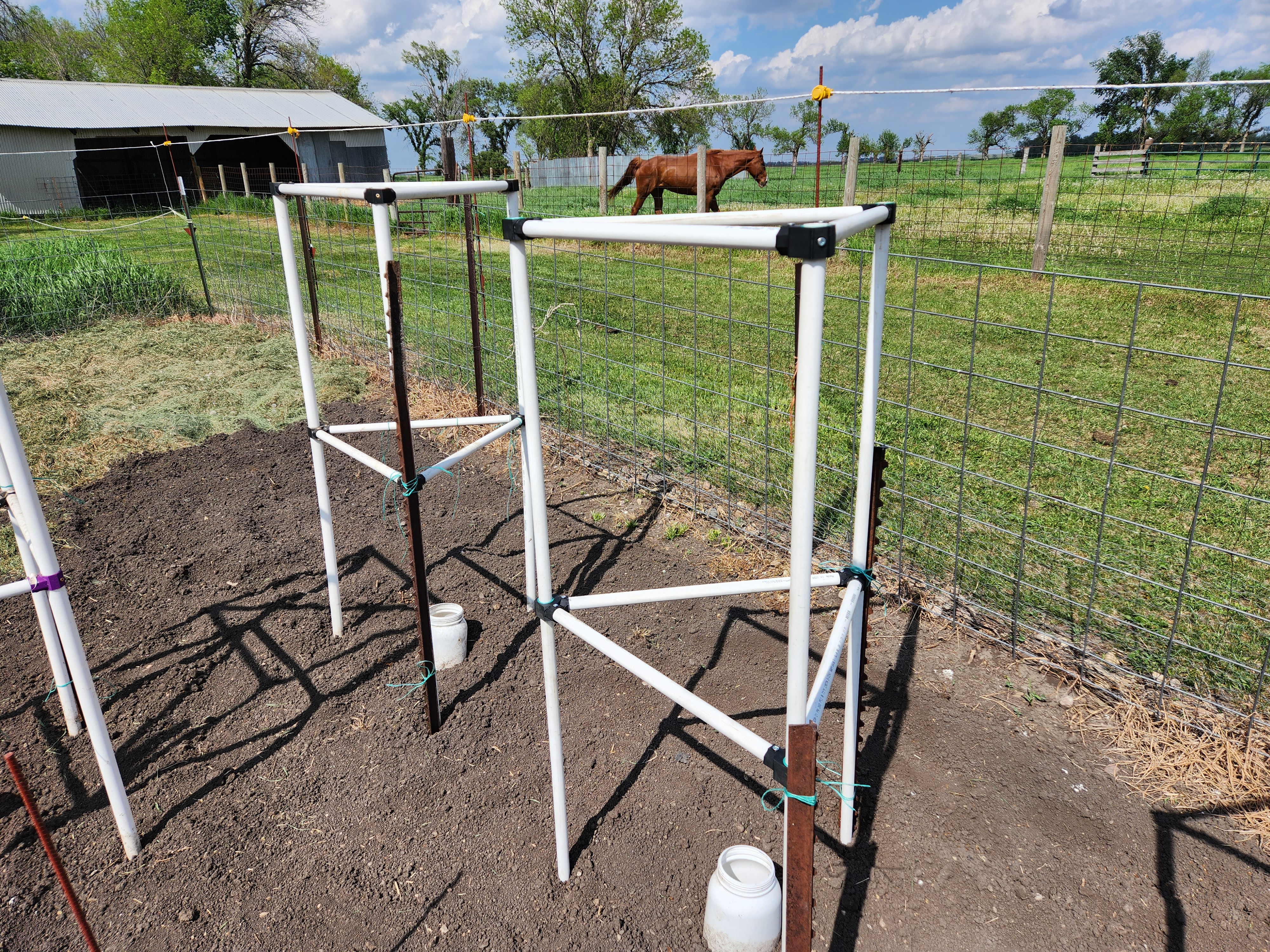 Tomato Cage Fittings for PVC Pipe
