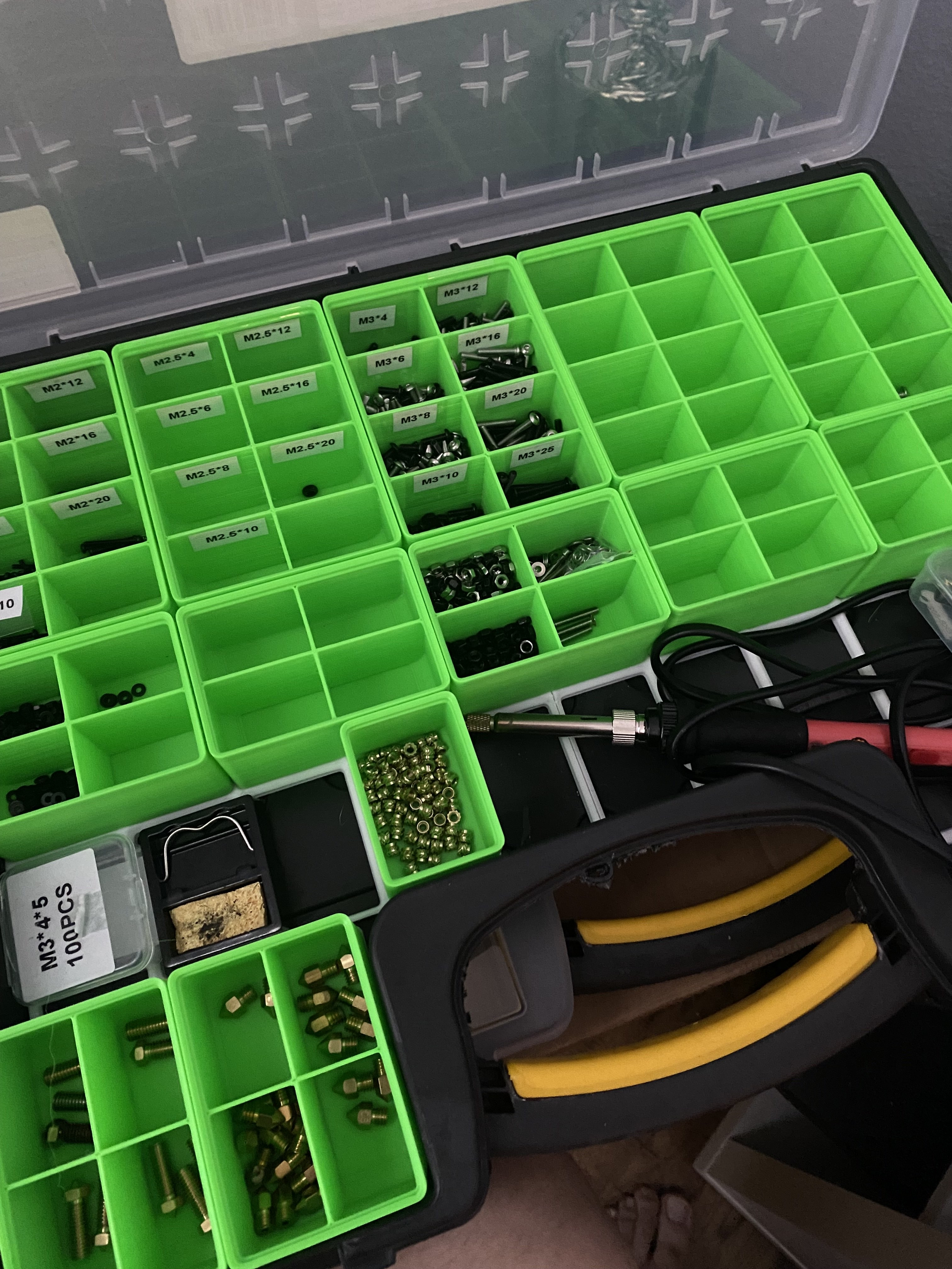 HF Gridfinity Storage Containers 3D model thumbnail