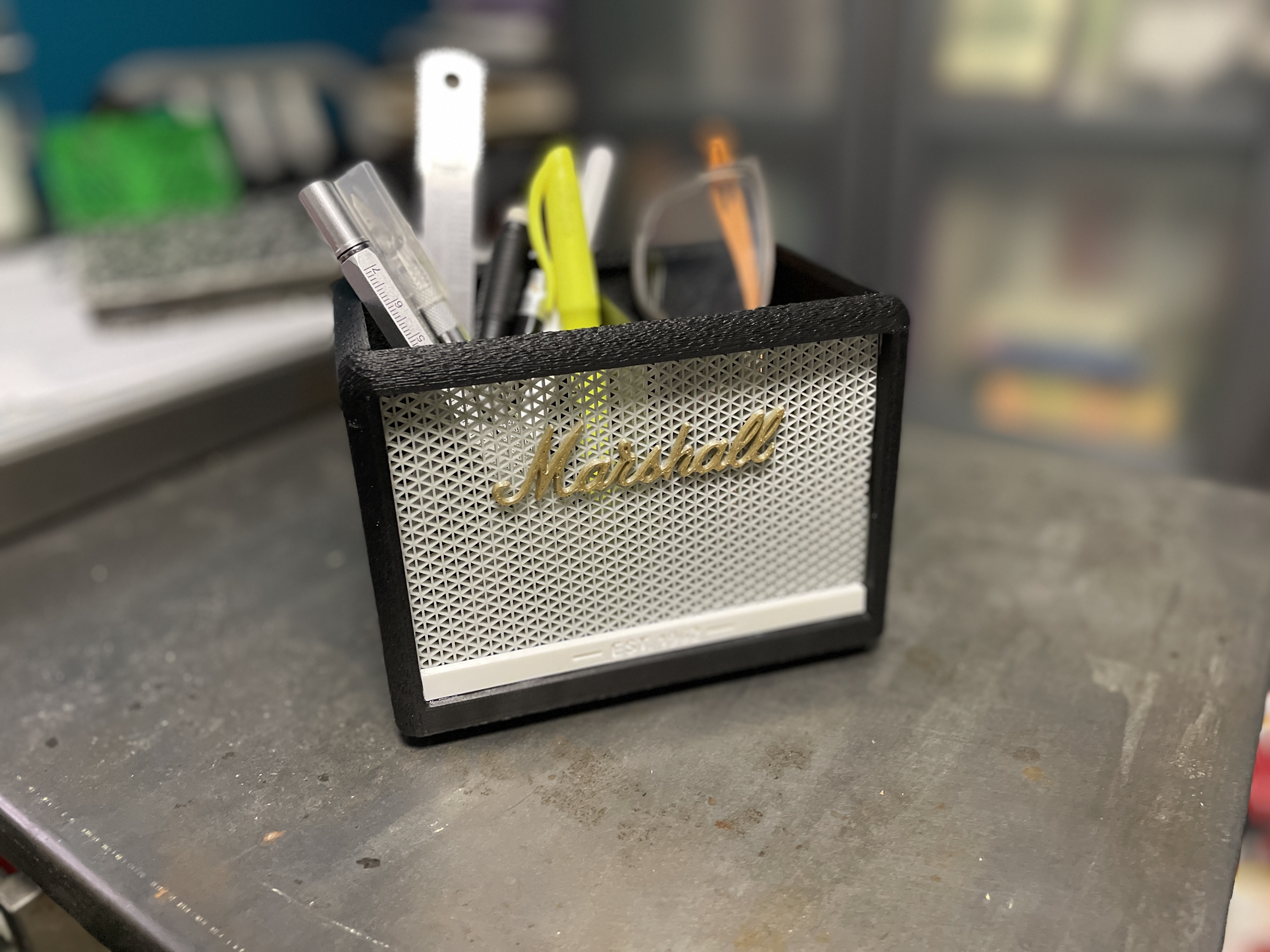 Marshall Amp pencil holder redux