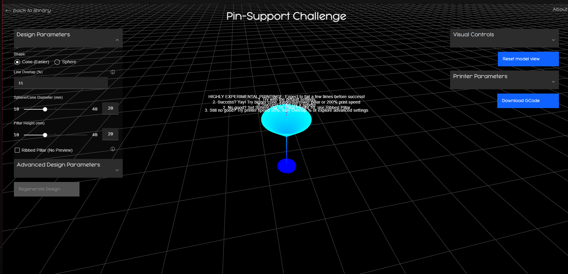 Pin support challange for Ender 3